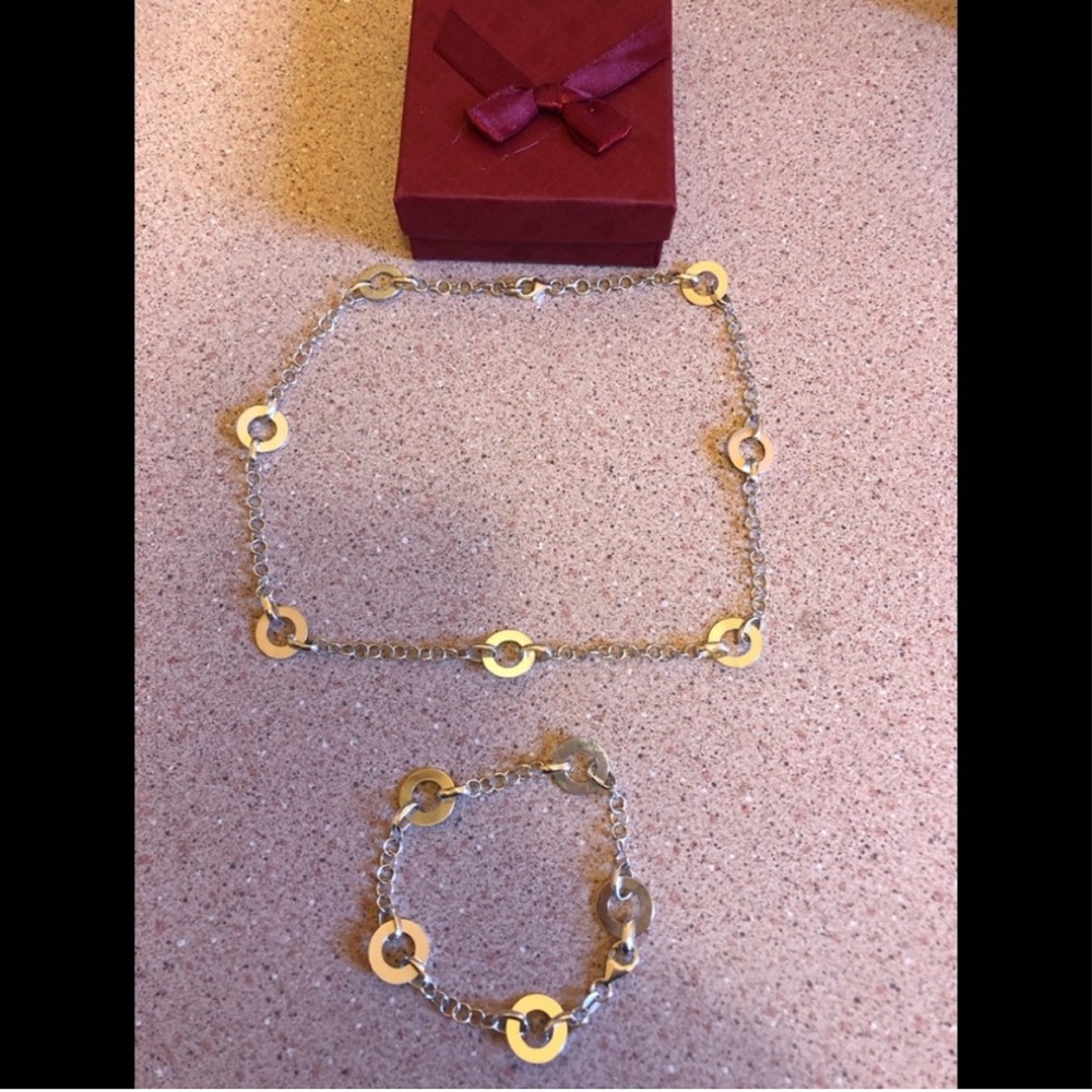 Sterling NWOT 925 necklace & matching bracelet